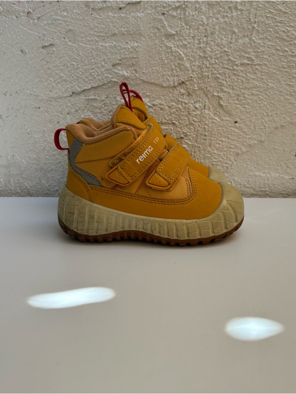 Reima yellow strap sneakers